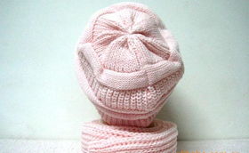 韩国流行帽子围巾二件套 价格、厂家、图片与日用百货选购指南